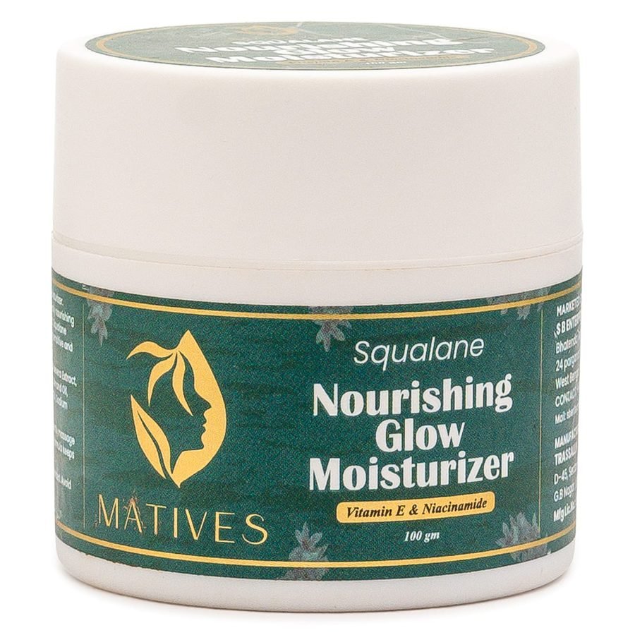 Matives Squalane Nourishing Glow Moisturizer jar